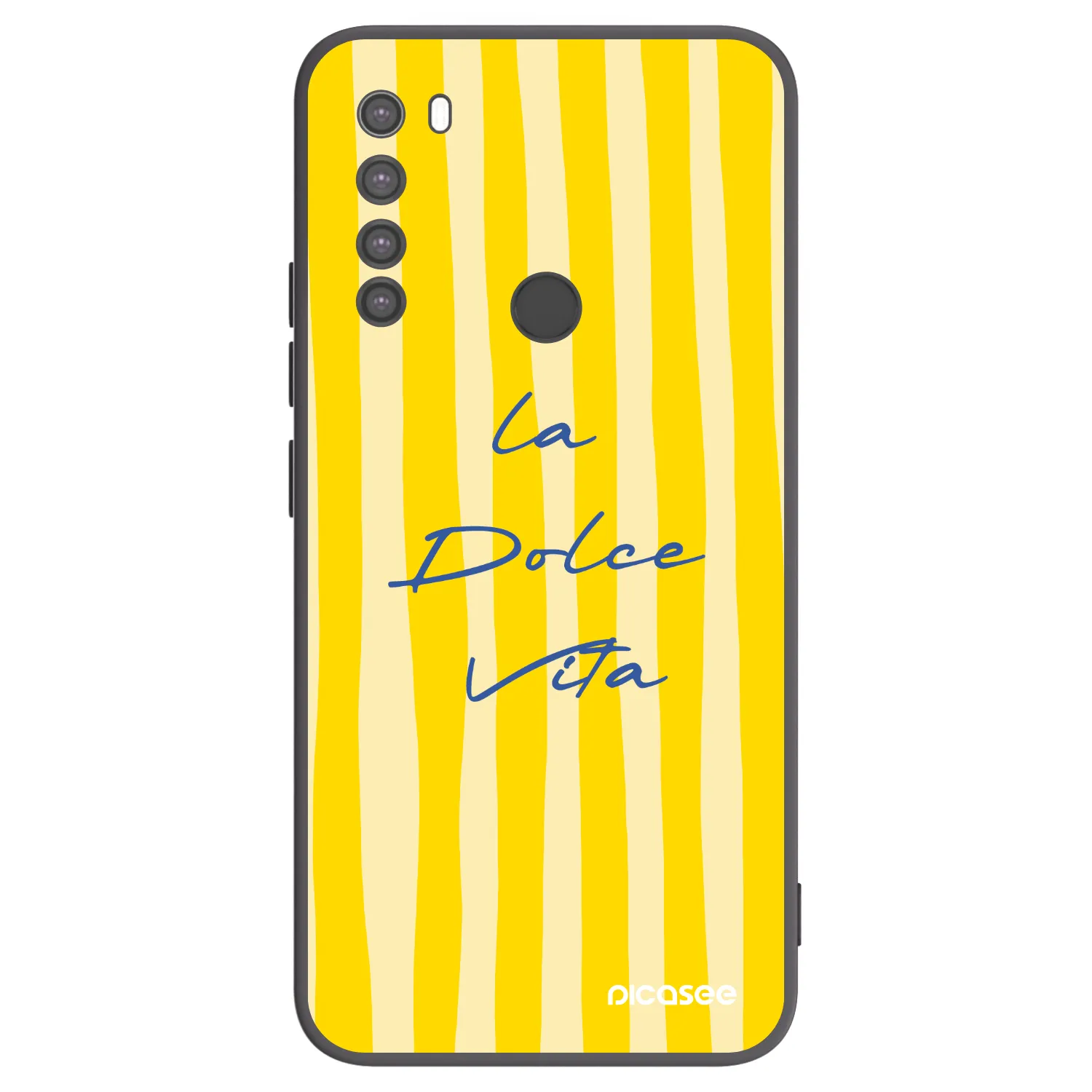 Picasee crna silikonska maskica za Xiaomi Redmi Note 8 - Ladolcevita