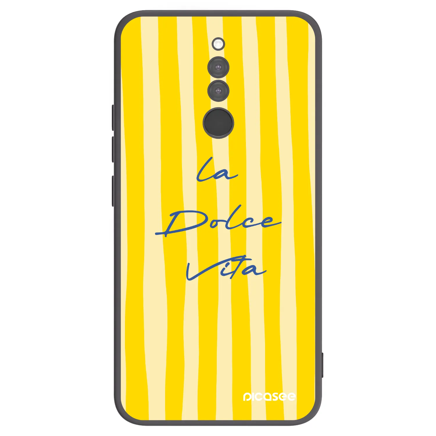 Picasee crna silikonska maskica za Xiaomi Redmi 8 - Ladolcevita