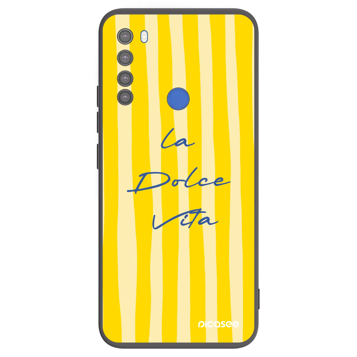 Picasee crna silikonska maskica za Xiaomi Redmi Note 8T - Ladolcevita