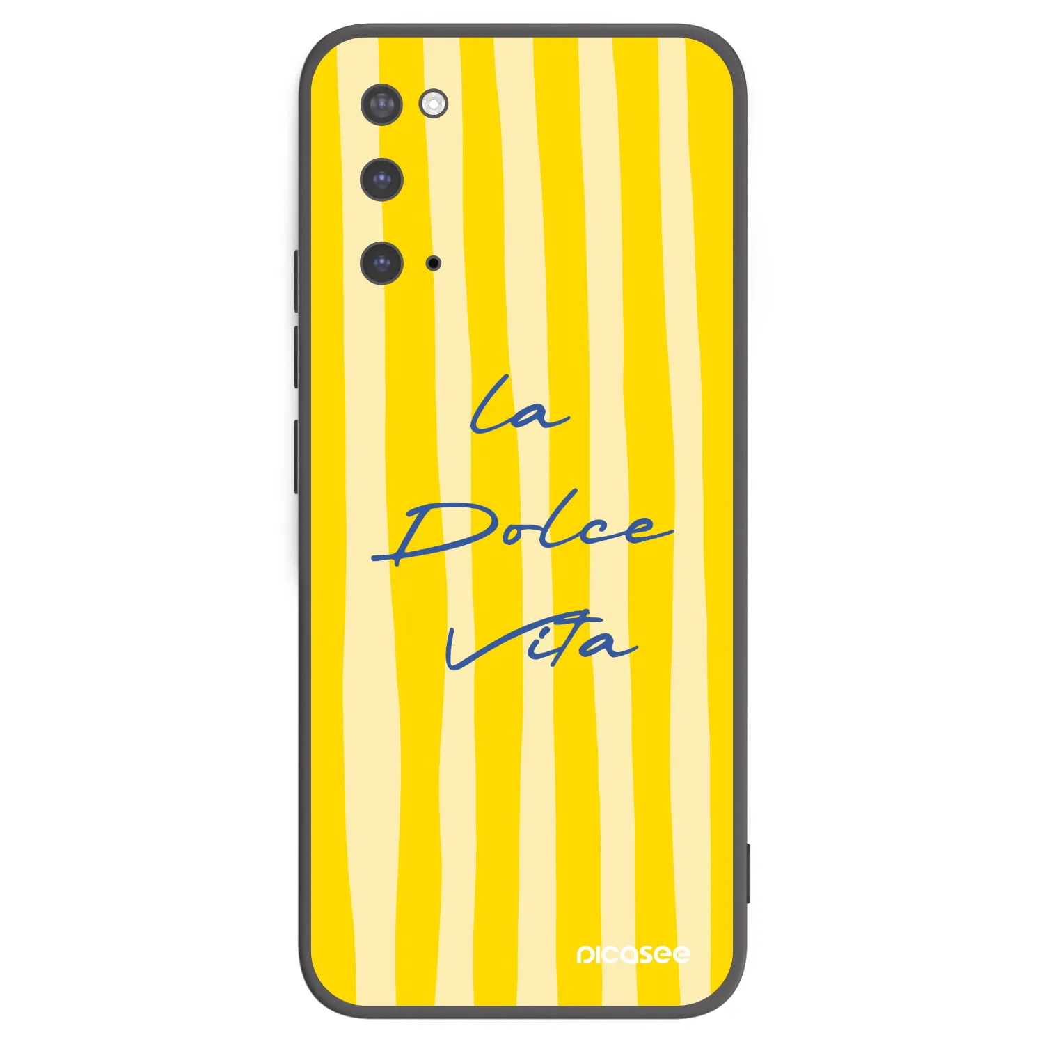 Picasee crna silikonska maskica za Samsung Galaxy S20 G980F - Ladolcevita