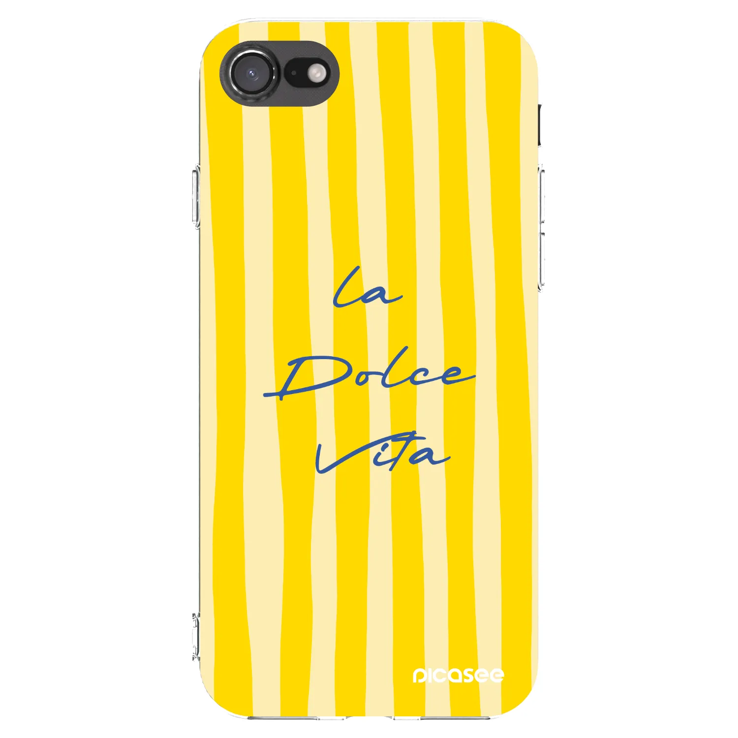 Picasee silikonska prozirna maskica za Apple iPhone SE 2020 - Ladolcevita