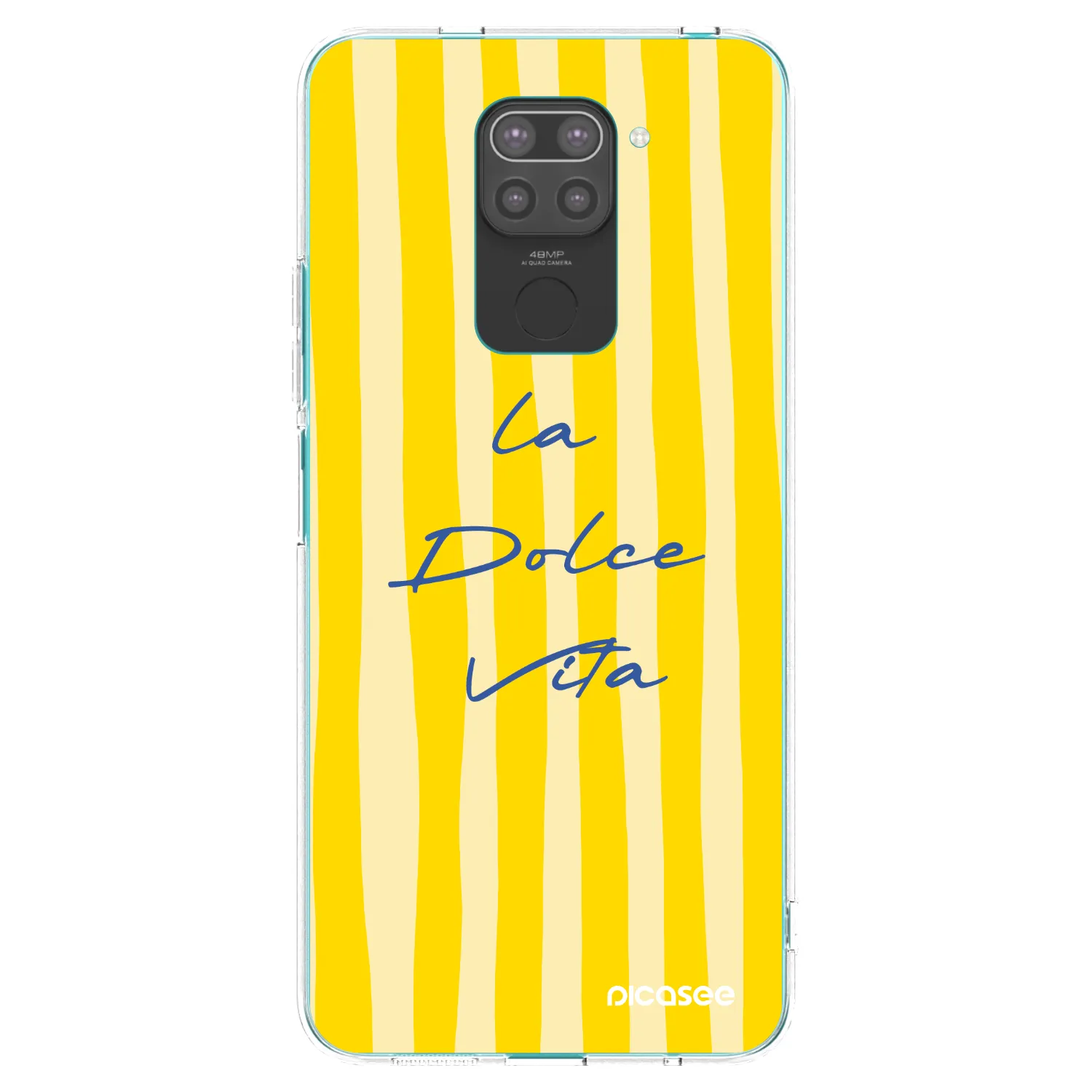 Picasee crna silikonska maskica za Xiaomi Redmi Note 9 - Ladolcevita
