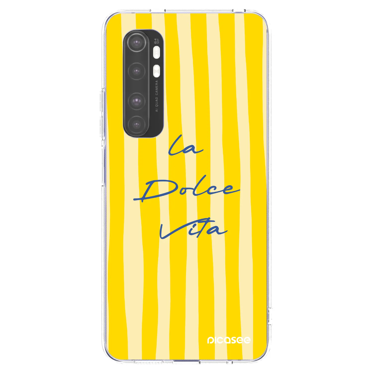 Picasee silikonska prozirna maskica za Xiaomi Mi Note 10 Lite - Ladolcevita