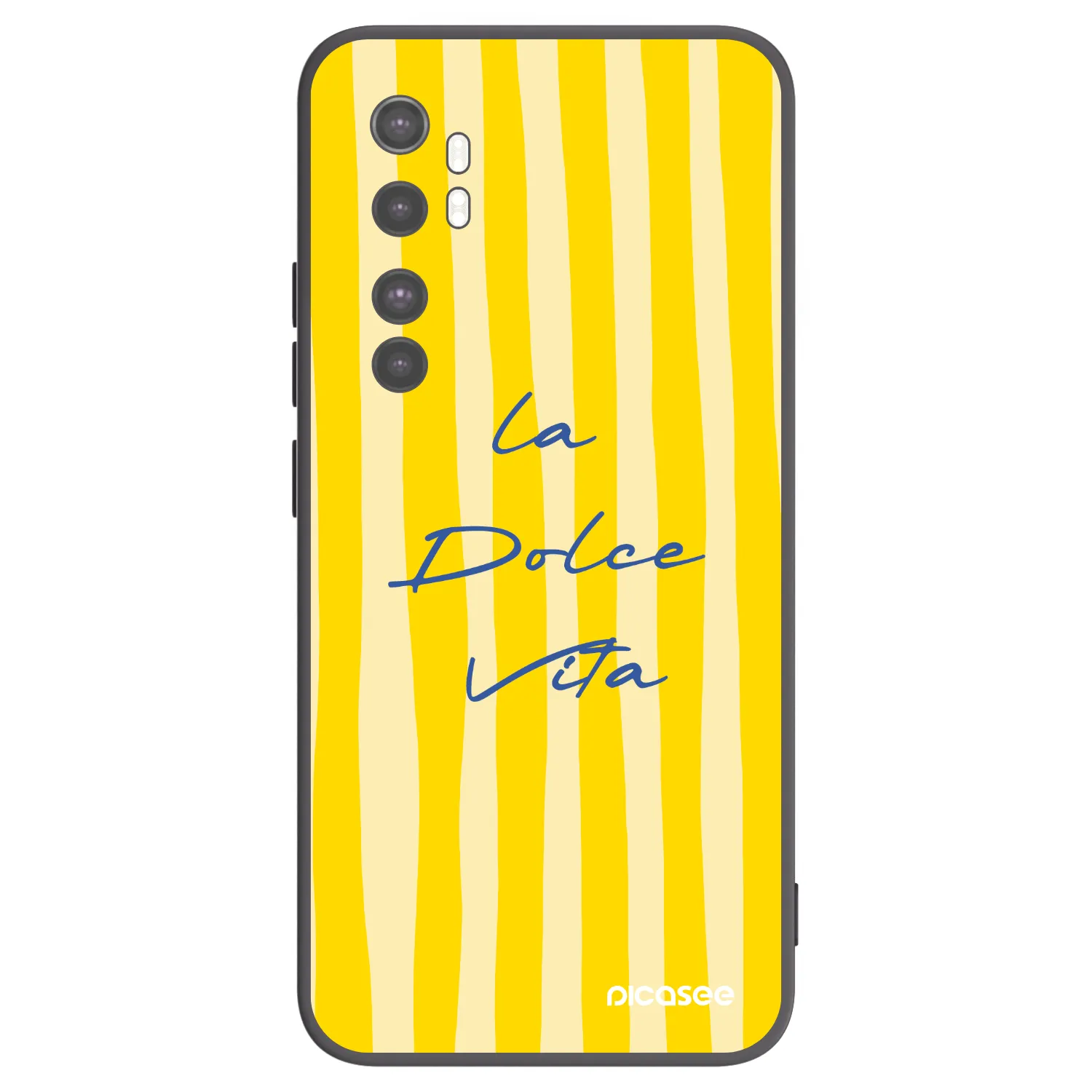 Picasee crna silikonska maskica za Xiaomi Mi Note 10 Lite - Ladolcevita