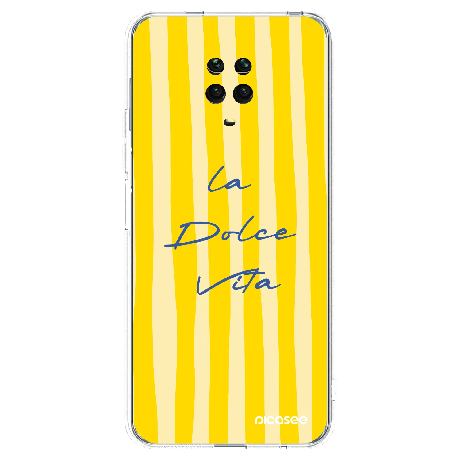 Picasee silikonska prozirna maskica za Xiaomi Redmi Note 9S - Ladolcevita