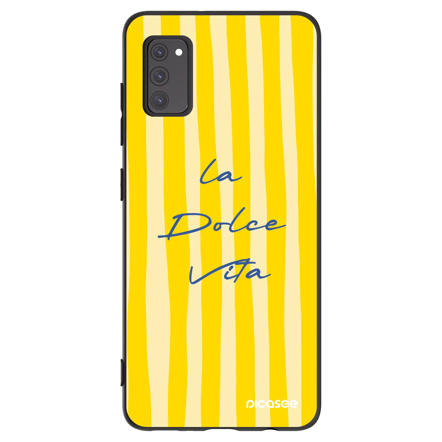Picasee crna silikonska maskica za Samsung Galaxy A41 A415F - Ladolcevita