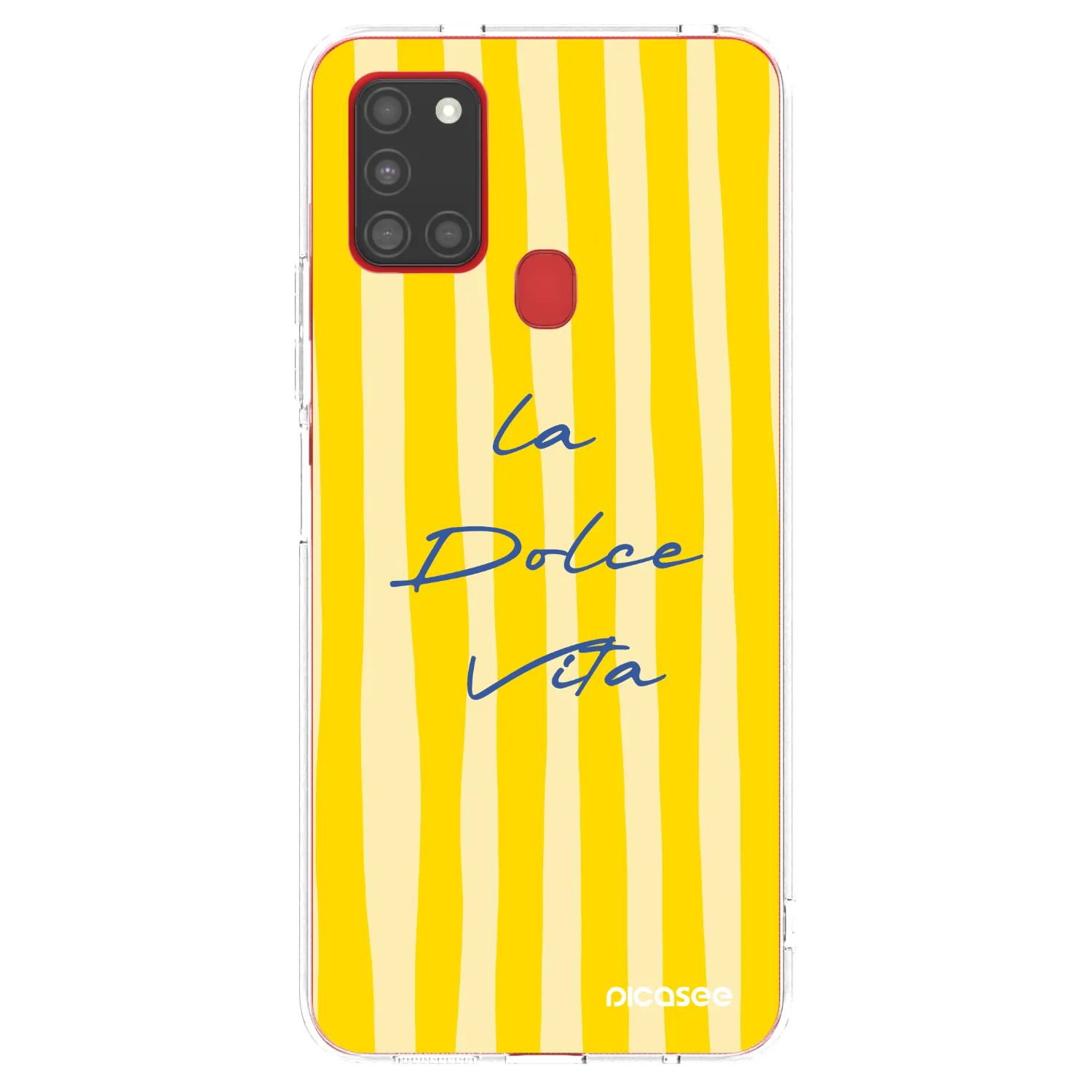 Picasee silikonska prozirna maskica za Samsung Galaxy A21s - Ladolcevita