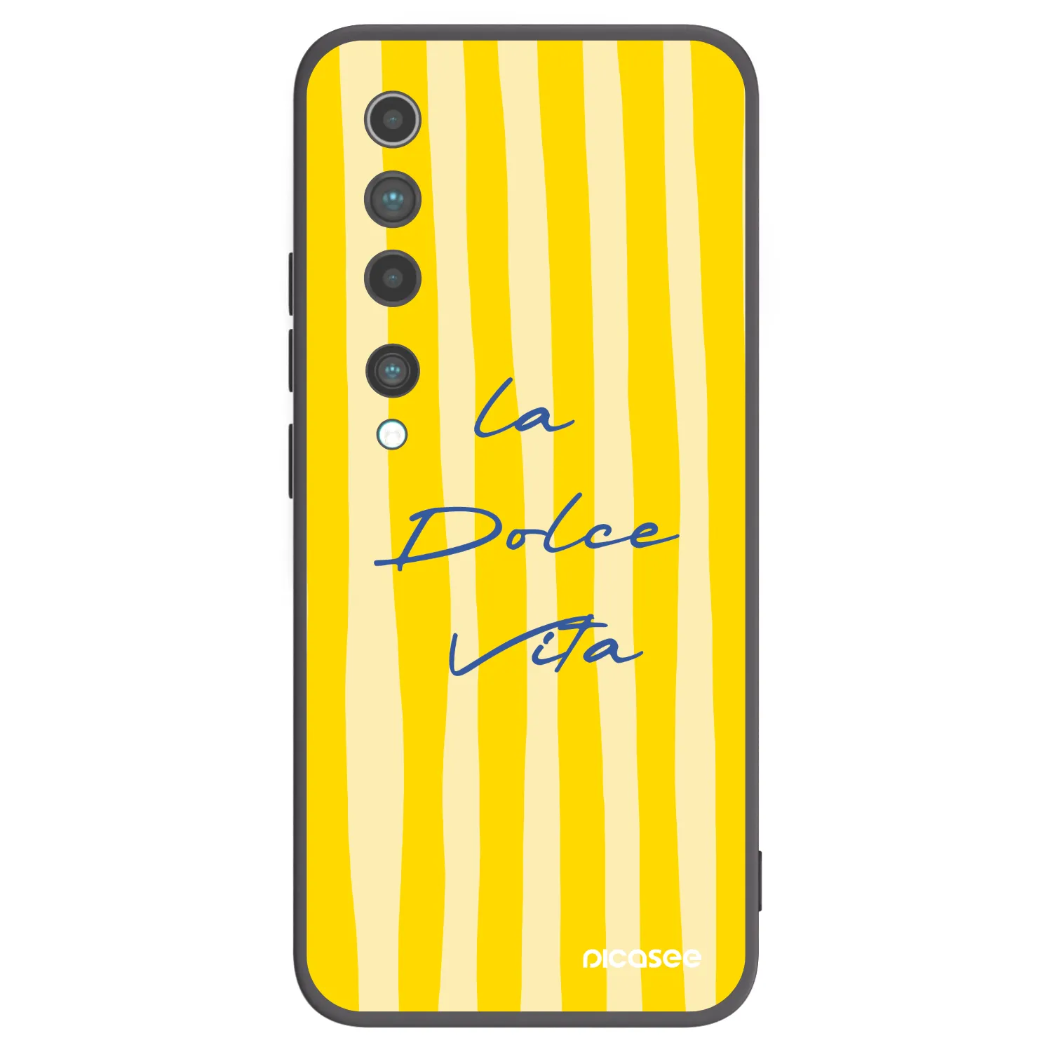 Picasee crna silikonska maskica za Xiaomi Mi 10 - Ladolcevita