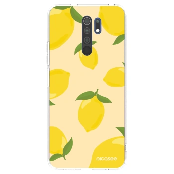 Picasee silikonska prozirna maskica za Xiaomi Redmi 9 - Limoncella