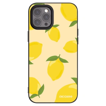 Picasee crna silikonska maskica za Apple iPhone 12 Pro Max - Limoncella