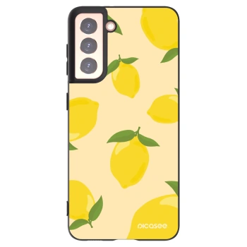 Picasee crna silikonska maskica za Samsung Galaxy S21 5G G991B - Limoncella