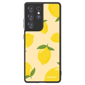 Picasee ULTIMATE CASE za Samsung Galaxy S21 Ultra 5G G998B - Limoncella