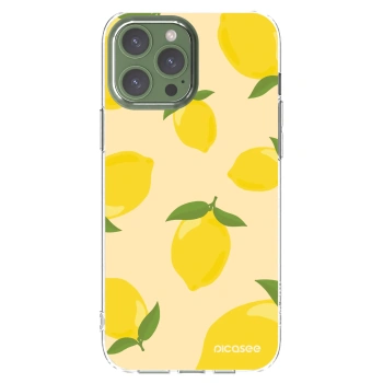 Picasee silikonska prozirna maskica za Apple iPhone 13 Pro Max - Limoncella
