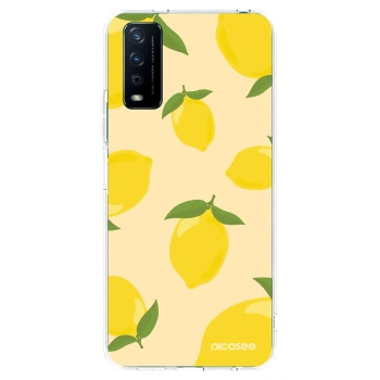 Picasee silikonska prozirna maskica za Vivo Y11s - Limoncella