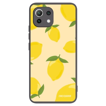Picasee crna silikonska maskica za Xiaomi 11 Lite 5G NE - Limoncella