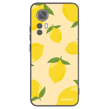 Picasee crna silikonska maskica za Xiaomi 12 - Limoncella