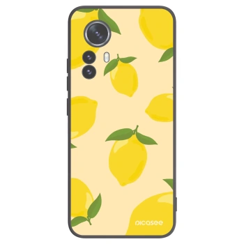 Picasee crna silikonska maskica za Xiaomi 12 Pro - Limoncella
