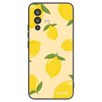 Picasee crna silikonska maskica za Vivo V23 5G - Limoncella
