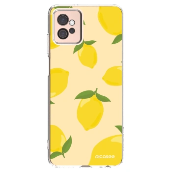 Picasee silikonska prozirna maskica za Motorola Moto G32 - Limoncella