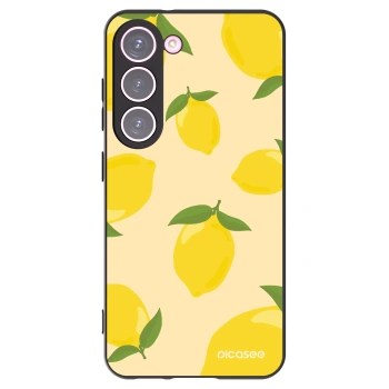 Picasee crna silikonska maskica za Samsung Galaxy S23 5G - Limoncella
