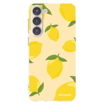 Picasee silikonska prozirna maskica za Samsung Galaxy S23+ 5G - Limoncella