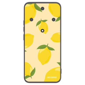 Picasee crna silikonska maskica za Honor Magic5 Lite 5G - Limoncella