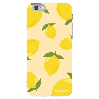 Picasee silikonska prozirna maskica za Apple iPhone 6/6S - Limoncella