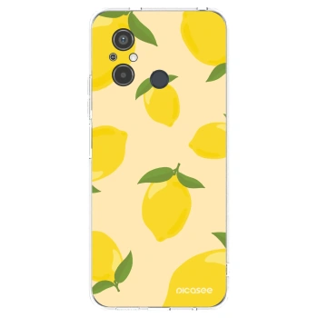 Picasee silikonska prozirna maskica za Xiaomi Redmi 12C - Limoncella