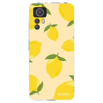 Picasee silikonska prozirna maskica za Xiaomi Redmi Note 12S - Limoncella