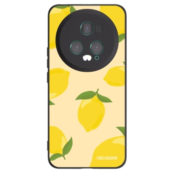 Picasee crna silikonska maskica za Honor Magic5 Pro - Limoncella