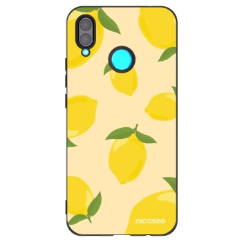 Picasee crna silikonska maskica za Huawei Nova 3 - Limoncella
