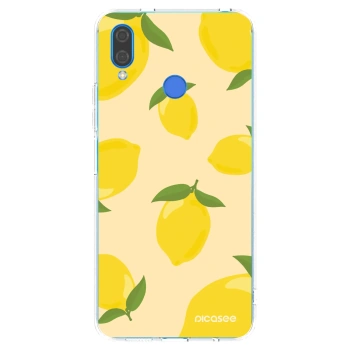 Picasee silikonska prozirna maskica za Huawei Nova 3 - Limoncella