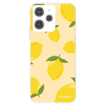 Picasee silikonska prozirna maskica za Xiaomi Redmi 12 4G - Limoncella