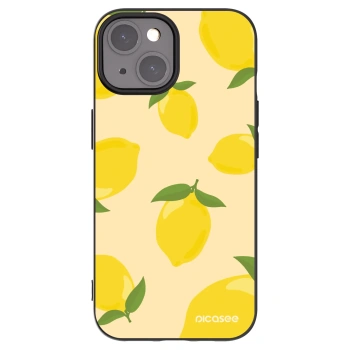 Picasee crna silikonska maskica za Apple iPhone 15 - Limoncella