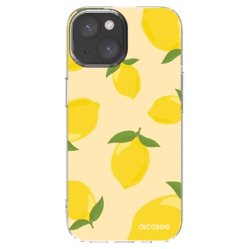 Picasee silikonska prozirna maskica za Apple iPhone 15 - Limoncella