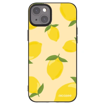Picasee crna silikonska maskica za Apple iPhone 15 Plus - Limoncella