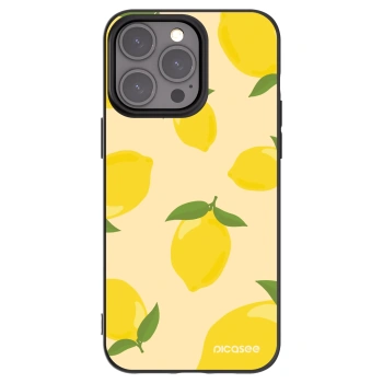 Picasee crna silikonska maskica za Apple iPhone 15 Pro Max - Limoncella