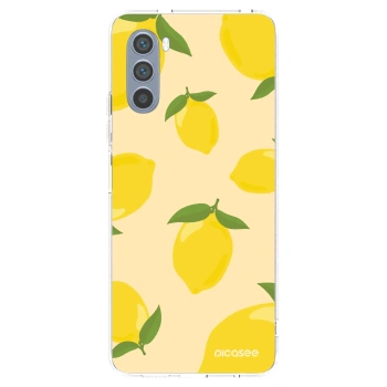 Picasee silikonska prozirna maskica za Motorola Moto G62 - Limoncella