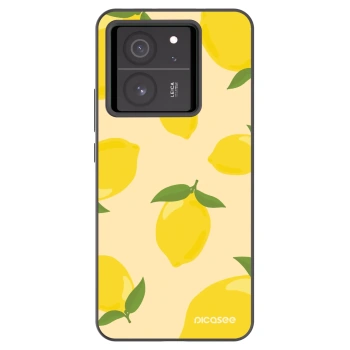 Picasee crna silikonska maskica za Xiaomi 13T - Limoncella