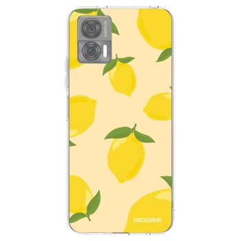 Picasee silikonska prozirna maskica za Motorola Edge 30 Neo - Limoncella