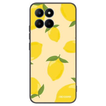 Picasee crna silikonska maskica za Honor 70 Lite - Limoncella