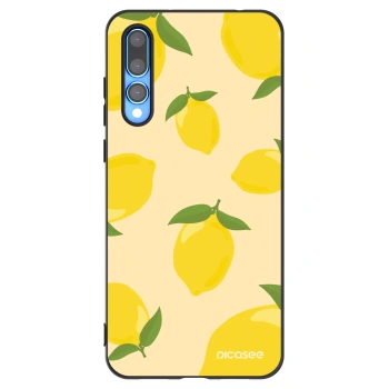 Picasee crna silikonska maskica za Huawei P20 Pro - Limoncella