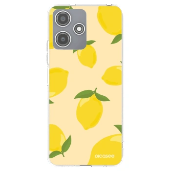 Picasee silikonska prozirna maskica za Xiaomi Redmi 12 5G - Limoncella