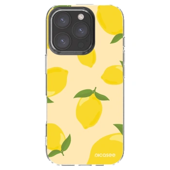 Picasee silikonska prozirna maskica za Apple iPhone 16 Pro - Limoncella