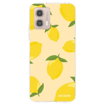 Picasee silikonska prozirna maskica za Motorola Moto G53 5G - Limoncella