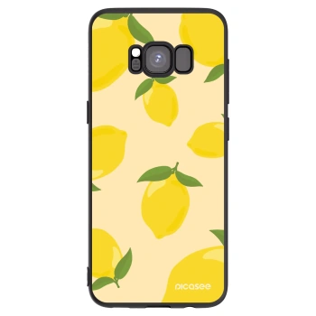 Picasee crna silikonska maskica za Samsung Galaxy S8 G950F - Limoncella