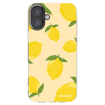 Picasee silikonska prozirna maskica za Apple iPhone 16 Plus - Limoncella