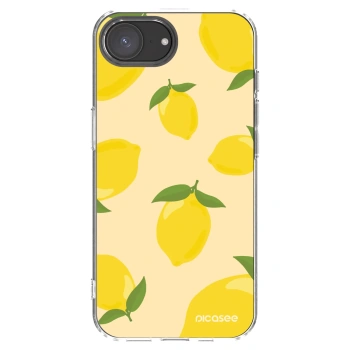 Picasee silikonska prozirna maskica za Apple iPhone 16e - Limoncella