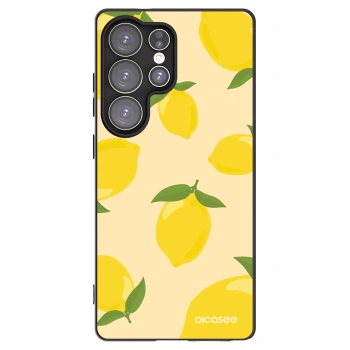 Picasee crna silikonska maskica za Samsung Galaxy S25 Ultra 5G - Limoncella