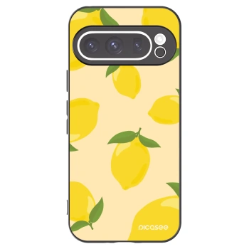 Picasee crna silikonska maskica za Google Pixel 9 Pro - Limoncella